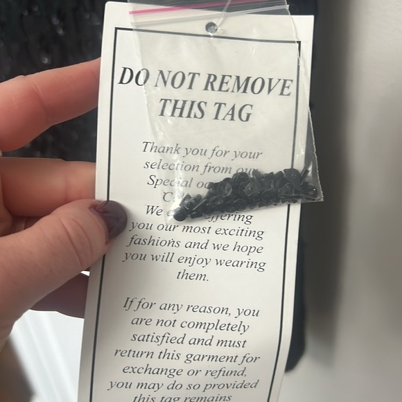 Vintage Candlelight & Champagne Womens Beaded Top Size 22WP Evening Glam Party - Picture 5 of 9